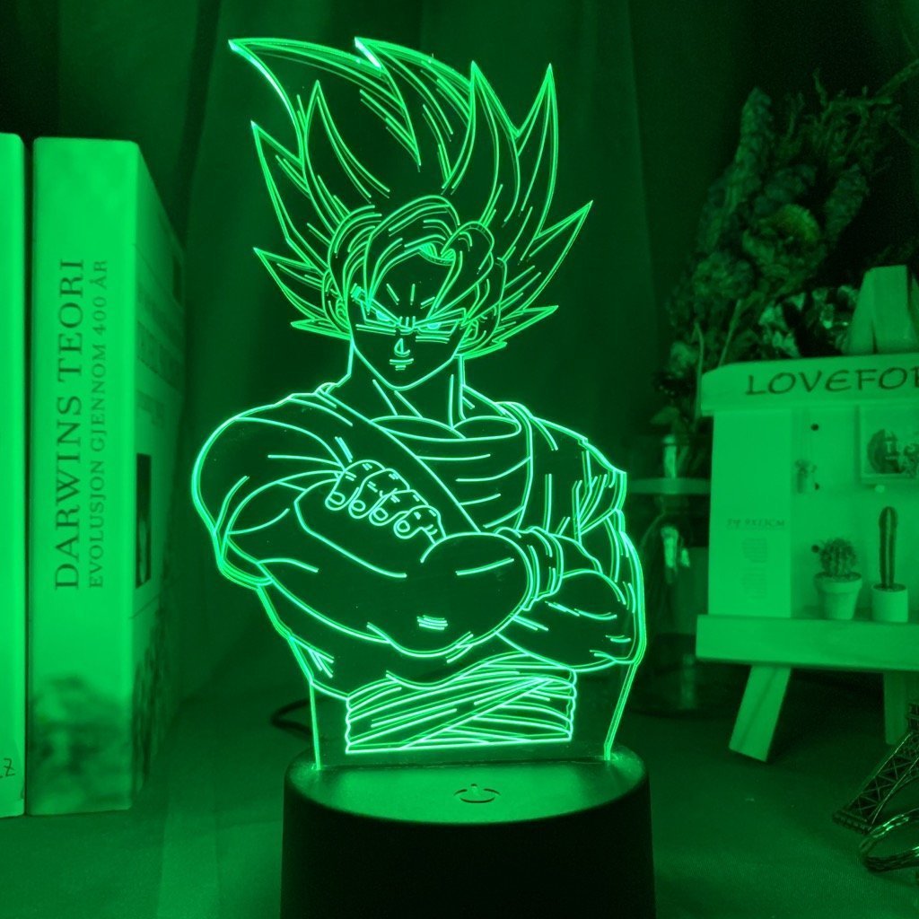Anime Dragon Ball Goku 16 Colors Table Lamp