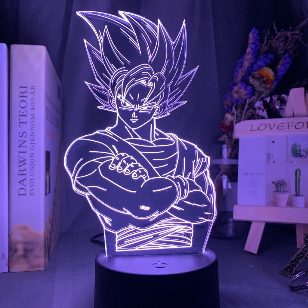 Anime Dragon Ball Goku 16 Colors Table Lamp